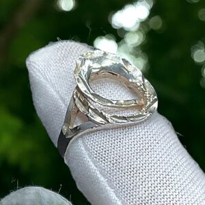 🌺Artisan Sculptural Sterling Ring